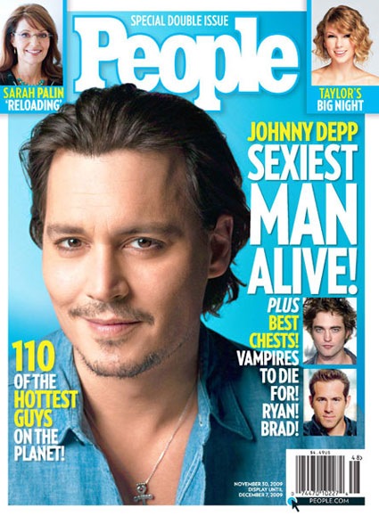 Johnny Depp (not Rob Pattinson) is People's Sexiest Man Alive - The ...